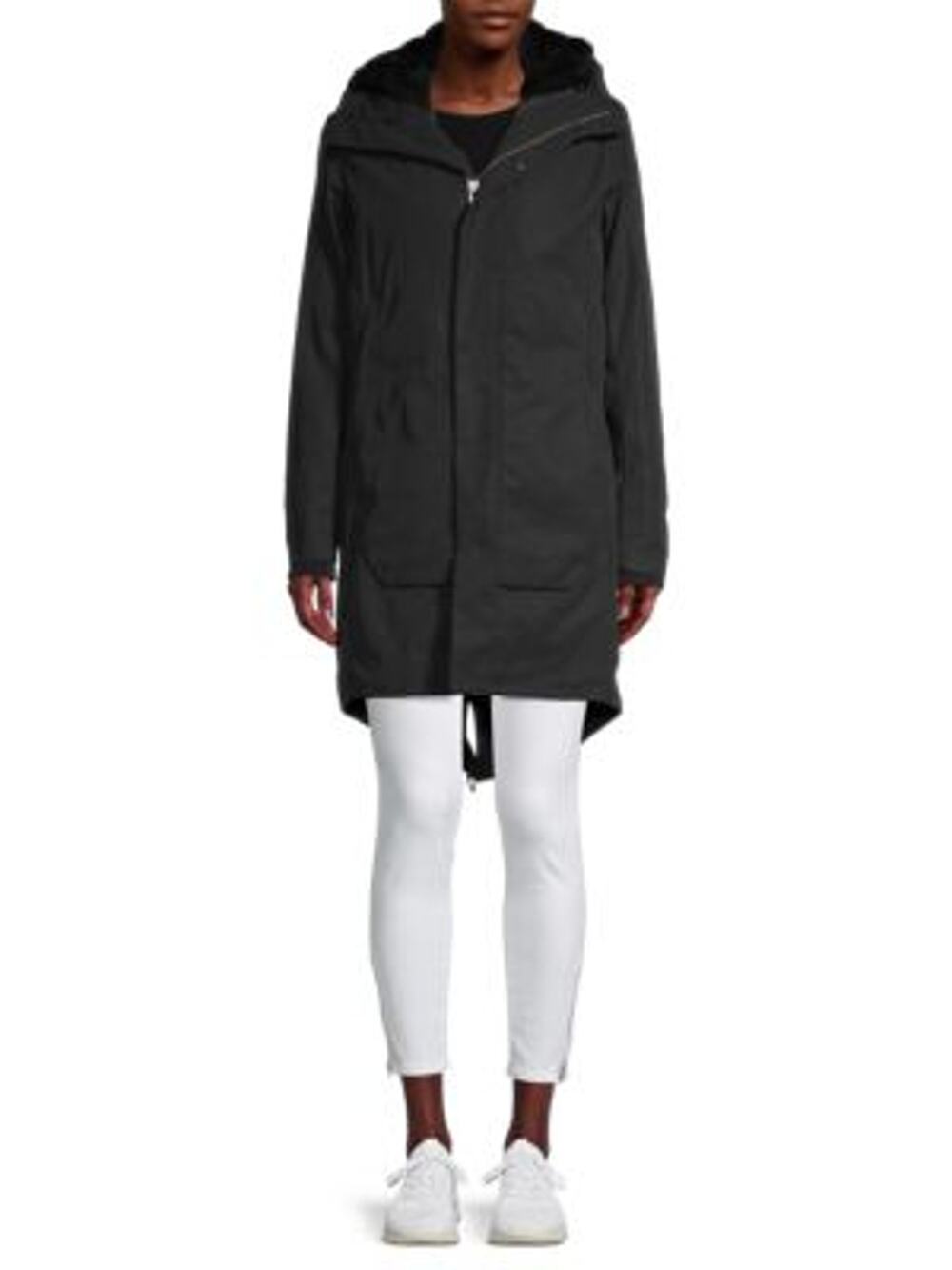 Theory Convertible Black Montrose Parka Size XS